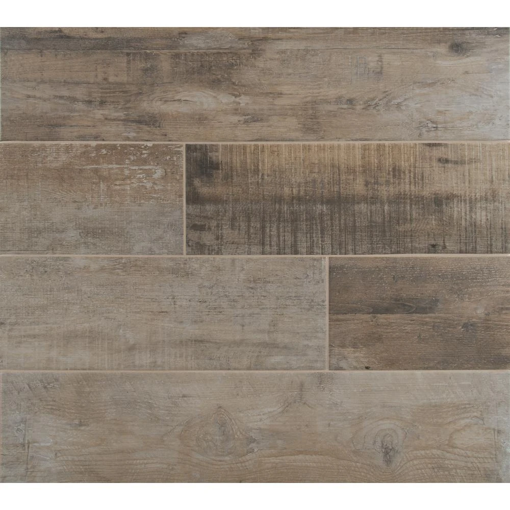 MSI Barnwood Cognac 8 In. X 36 In. Matte Porcelain Floor And Wall Tile (20 Cases / 280 Sq. Ft. / Pallet) 1 MSI Barnwood Cognac 8 In. X 36 In. Matte Porcelain Floor And Wall Tile (20 Cases / 280 Sq. Ft. / Pallet)
