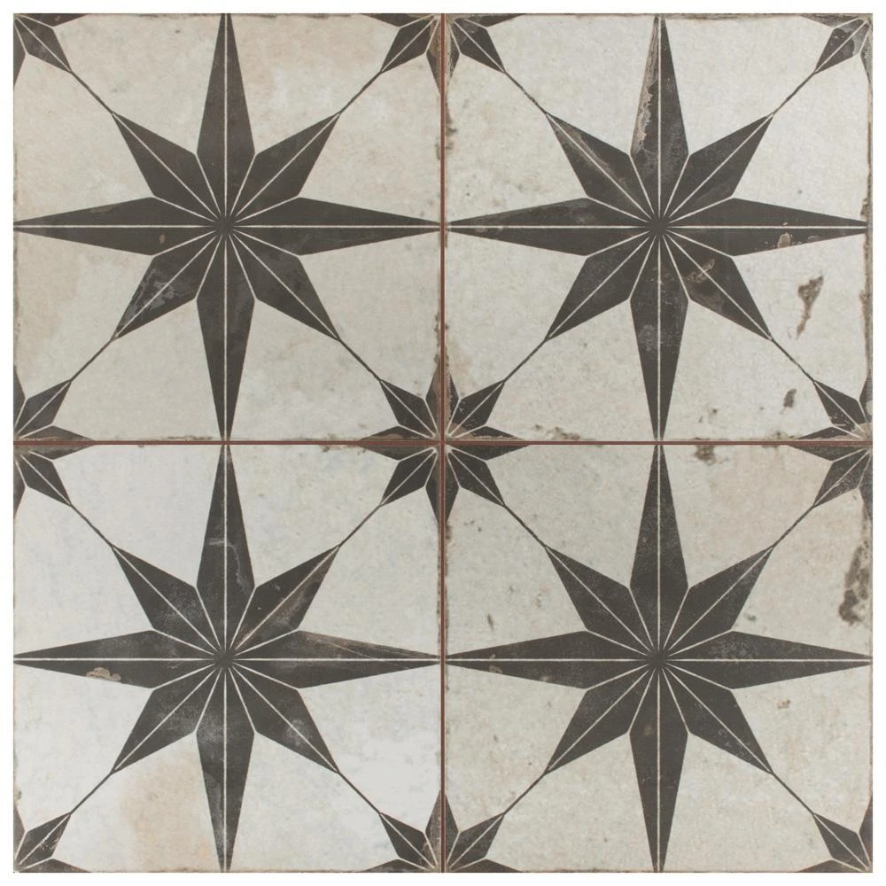 Merola Tile Kings Star Sage 17-5/8"x17-5/8" Ceramic F/W Tile 11 Merola Tile Kings Star Sage 17-5/8"x17-5/8" Ceramic F/W Tile - Image 11