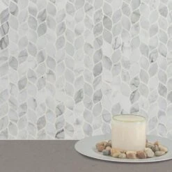 MSI Calacatta Blanco 12 In. X 13 In. X 10mm Polished Marble Mesh-Mounted Mosaic Tile (10.80 Sq. Ft./case) 18 MSI Calacatta Blanco 12 In. X 13 In. X 10mm Polished Marble Mesh-Mounted Mosaic Tile (10.80 Sq. Ft./case) -Floor Promotion Store 266c74712208c0b3bba3b3809daf381d 1800x1800