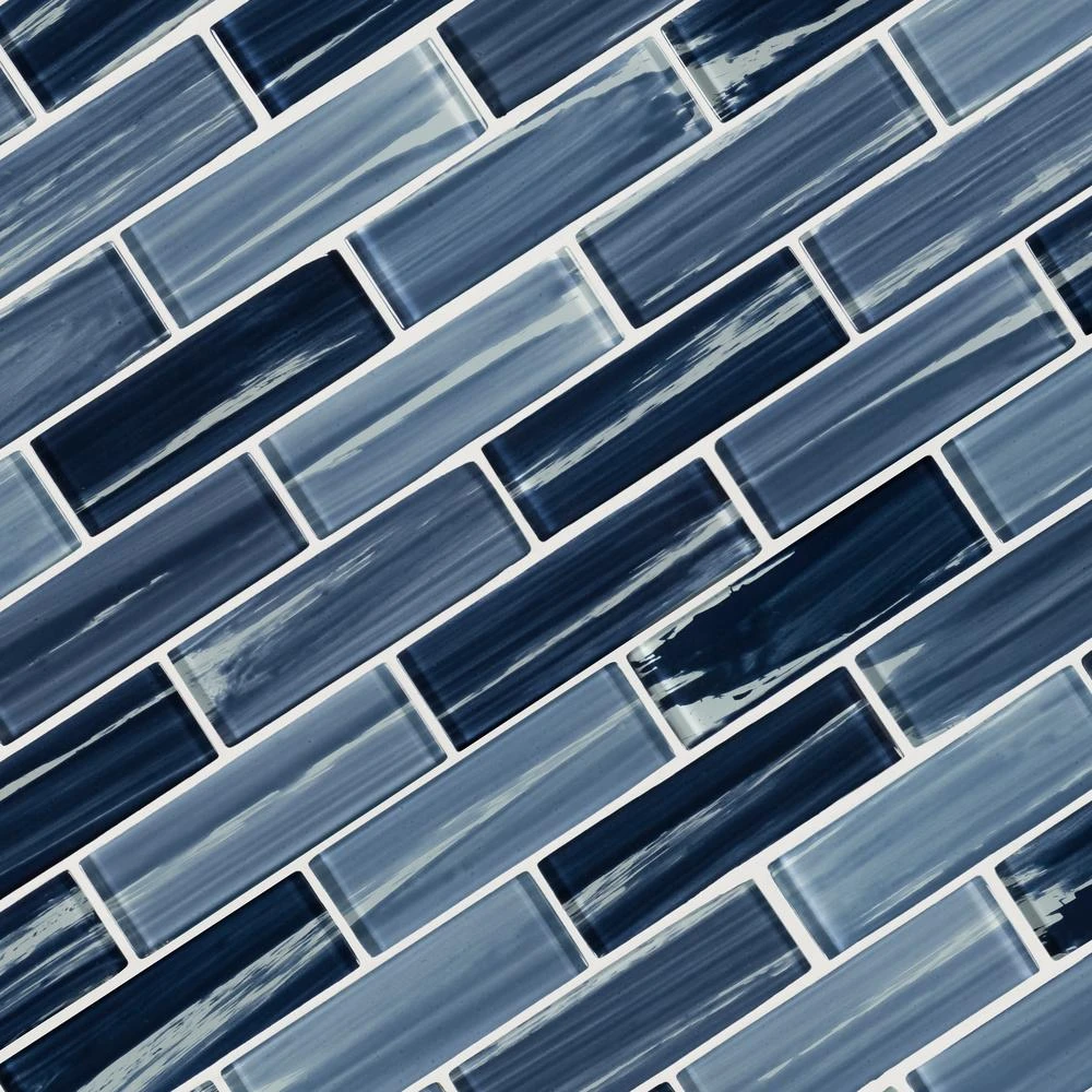 MSI Oceania Azul Subway 11.75 In. X 12 In. X 8 Mm Glass Mesh-Mounted Mosaic Tile (9.8 Sq. Ft/case) 5 MSI Oceania Azul Subway 11.75 In. X 12 In. X 8 Mm Glass Mesh-Mounted Mosaic Tile (9.8 Sq. Ft/case) - Image 5