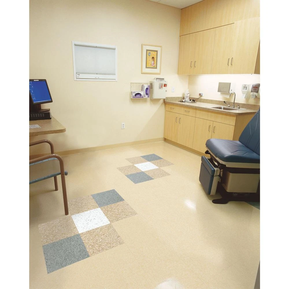 Armstrong Excelon Multi 12 In. X 12 In. Cirque White Vinyl Tile Flooring (45 Sq. Ft. / Case) 2 Armstrong Excelon Multi 12 In. X 12 In. Cirque White Vinyl Tile Flooring (45 Sq. Ft. / Case) - Image 2