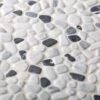 Jeffrey Court Carrara River Rocks 11.625 In. X 11.625 In. X 10.5 Mm Marble Mosaic Floor And Wall Tile