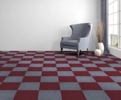 Achim Nexus Self Adhesive Carpet Floor Tile - 12 Inches X 12 Inches, Burgundy, Pack Of 12 Tiles -Floor Promotion Store 29bd1082 ced9 407e b2a1 a81d26033f86 3.981a9b1cc509ca88922f03ed14d66476 1800x1800