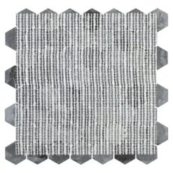 Merola Tile Crag Hexagon Black 11-1/8 In. X 11-1/8 In. X 8 Mm Slate Mosaic Tile -Floor Promotion Store 2dad4a78291696f5a3c3868897184e5f 1800x1800