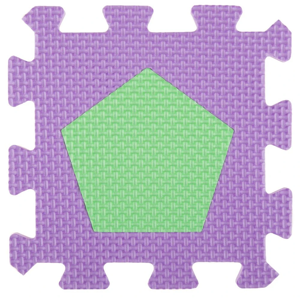 Hey! Play! Multi-Colored 6.5 In. X 6.5 In. X 0.25 In. Interlocking EVA Foam Shapes Puzzle Floor Tile (56-Pack) 1 Hey! Play! Multi-Colored 6.5 In. X 6.5 In. X 0.25 In. Interlocking EVA Foam Shapes Puzzle Floor Tile (56-Pack)