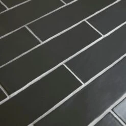 Merola Tile Chester Matte Nero 3 In. X 12 In. Ceramic Wall Subway Tile (5.93 Sq. Ft. / Case) 25 Merola Tile Chester Matte Nero 3 In. X 12 In. Ceramic Wall Subway Tile (5.93 Sq. Ft. / Case) -Floor Promotion Store 2dc9d4a9837ce239a09445eded93a2b6 1800x1800