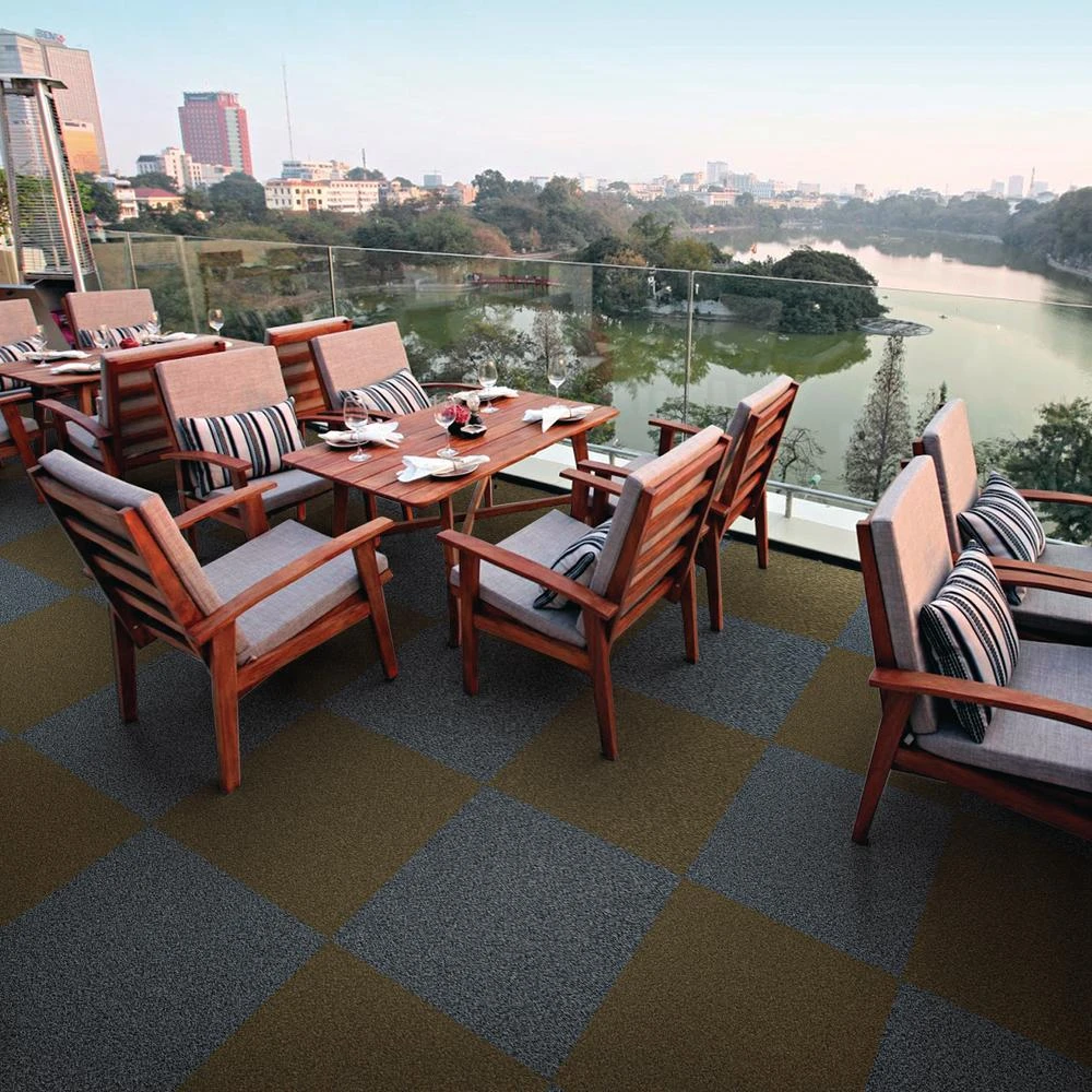 Foss Peel And Stick Grizzly Grass 24 In. X 24 In. Slate Grey Artificial Grass Carpet Tiles (15-Pack) 2 Foss Peel And Stick Grizzly Grass 24 In. X 24 In. Slate Grey Artificial Grass Carpet Tiles (15-Pack) - Image 2