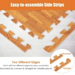 Gymax 12 Pieces EVA Foam Floor Interlocking Tile Mat W/ Natural Wood Grain 14 Gymax 12 Pieces EVA Foam Floor Interlocking Tile Mat W/ Natural Wood Grain -Floor Promotion Store 2ea4a639 46a0 4f49 bdcd 288248adf9c6.4fe87805f032ad7a94f53f927ebf8a7b 1800x1800
