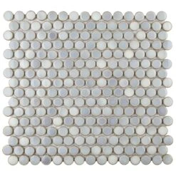 Merola Tile Hudson Penny Round Grey Eye 12 In. X 12 In. Porcelain Mosaic Tile (10.74 Sq. Ft. / Case) 10 Merola Tile Hudson Penny Round Grey Eye 12 In. X 12 In. Porcelain Mosaic Tile (10.74 Sq. Ft. / Case) -Floor Promotion Store 34280a3f8c34cdfbe4d3f6d23e5e5fc9 1800x1800