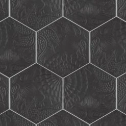Merola Tile Gaudi Hex Black 8-5/8 In. X 9-7/8 In. Porcelain Floor And Wall Tile (11.56 Sq. Ft. / Case) 20 Merola Tile Gaudi Hex Black 8-5/8 In. X 9-7/8 In. Porcelain Floor And Wall Tile (11.56 Sq. Ft. / Case) -Floor Promotion Store 34f91f213d401a20c885fc3070d8a770 1800x1800