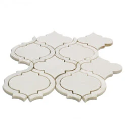 Divine Arabesque Glacier White 10 In. X 12 In. Glazed Ceramic Mosaic Tile (0.80 Sq. Ft. / Sheet) -Floor Promotion Store 356e35b2 f1a1 4aea 9893 b218a3e8b971.52f9ec0eab0ba2f4aca8730d77bbfbd1 1800x1800