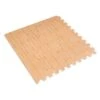 Forest Floor 3/8" Thick Printed Wood Grain Interlocking Foam Floor Mats, 100 Sq Ft (25 Tiles), Light Bamboo