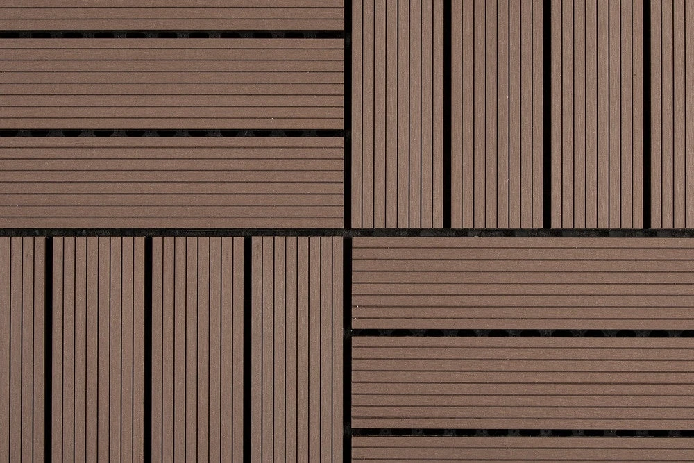 BuildDirect Brown 12" X 12" Interlocking Deck Tile (10sq. Ft. Per Box) 3 BuildDirect Brown 12" X 12" Interlocking Deck Tile (10sq. Ft. Per Box) - Image 3