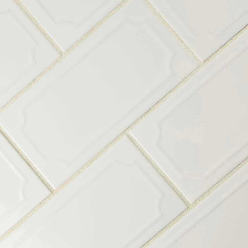 Merola Tile Santorini Blanco 4 In. X 7-7/8 In. Ceramic Subway Wall Tile (12 Sq. Ft. / Case) 8 Merola Tile Santorini Blanco 4 In. X 7-7/8 In. Ceramic Subway Wall Tile (12 Sq. Ft. / Case) - Image 8