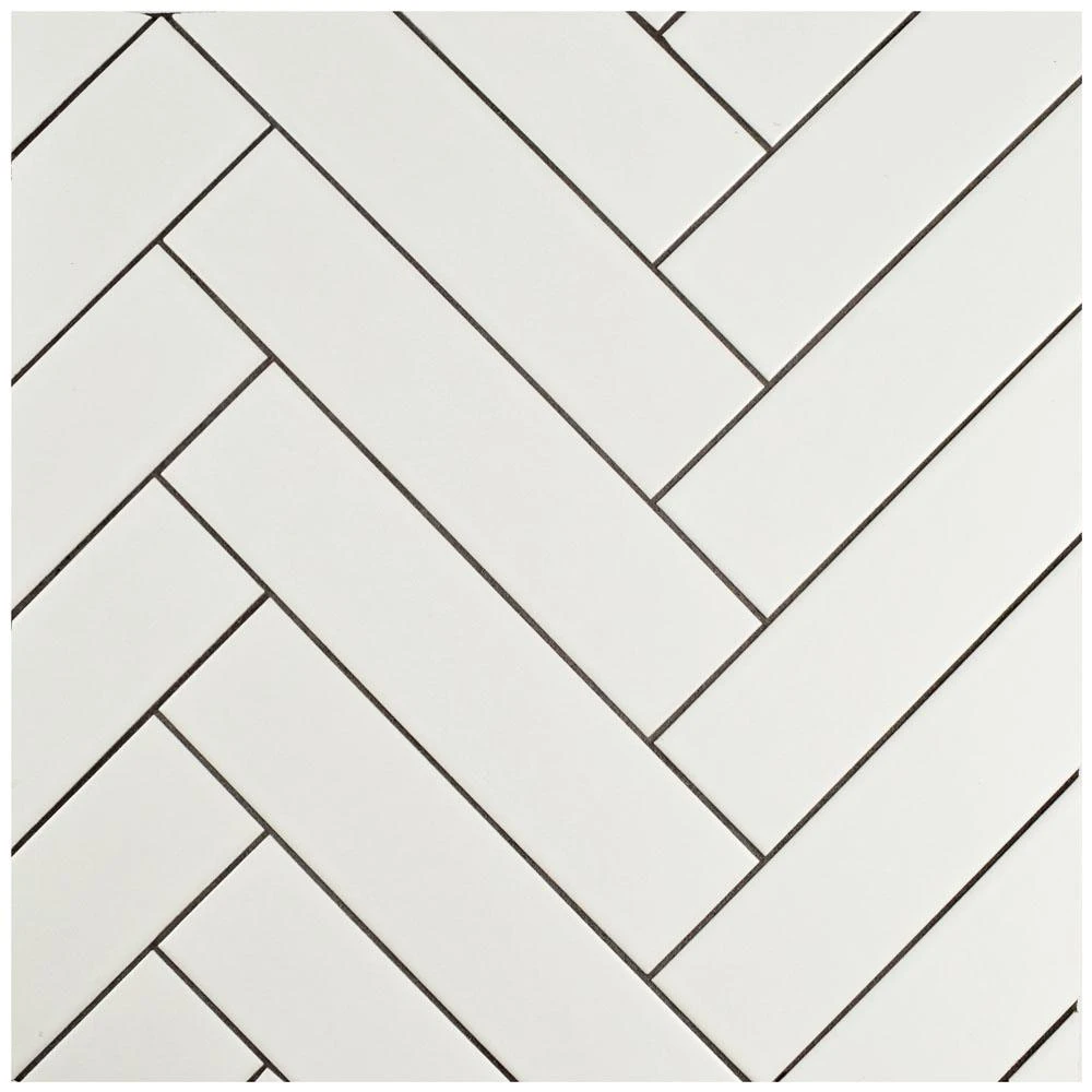 Merola Tile Metro Soho Glossy White 1-3/4 In. X 7-3/4 In. Porcelain Floor And Wall Subway Tile (1 Sq. Ft. / Pack) 14 Merola Tile Metro Soho Glossy White 1-3/4 In. X 7-3/4 In. Porcelain Floor And Wall Subway Tile (1 Sq. Ft. / Pack) - Image 14