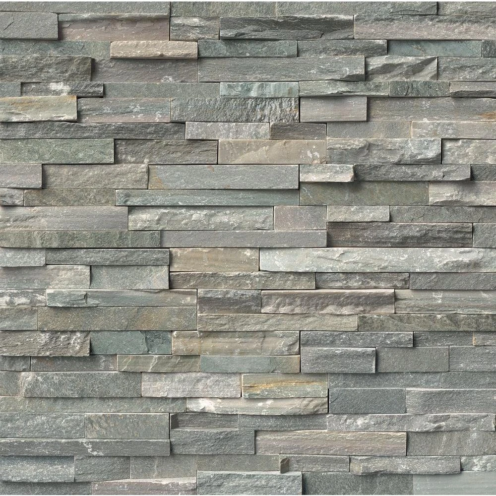 MSI Golden White Ledger Panel 6 In. X 24 In. Natural Quartzite Slate Wall Tile (10 Cases/40 Sq. Ft./pallet) 7 MSI Golden White Ledger Panel 6 In. X 24 In. Natural Quartzite Slate Wall Tile (10 Cases/40 Sq. Ft./pallet) - Image 7