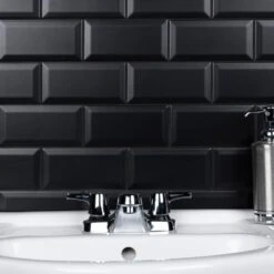 Merola Tile Crown Heights Beveled 3 In. X 6 In. Matte Black Ceramic Wall Tile (6.03 Sq. Ft. /Case) 18 Merola Tile Crown Heights Beveled 3 In. X 6 In. Matte Black Ceramic Wall Tile (6.03 Sq. Ft. /Case) -Floor Promotion Store 40dcb2ea9083e70d5205fe3f09675769 1800x1800