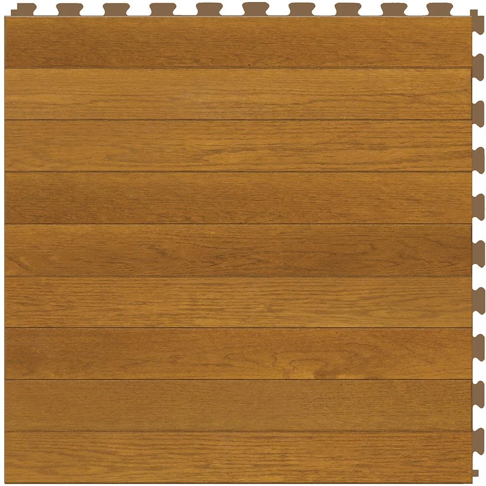 Perfection Floor Tile Mystic Plank Collection Gray Oak/Satin 20-in X 20-in Water Resistant Interlocking Luxury Flooring (16.7-sq Ft) 2 Perfection Floor Tile Mystic Plank Collection Gray Oak/Satin 20-in X 20-in Water Resistant Interlocking Luxury Flooring (16.7-sq Ft) - Image 2