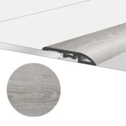 Lucida USA Seal Gray 1.75-in X 48-in Vinyl Floor Reducer