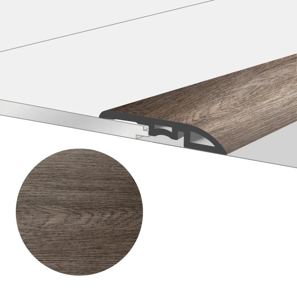 Lucida USA Bark 1.75-in X 48-in Vinyl Floor Reducer 1 Lucida USA Bark 1.75-in X 48-in Vinyl Floor Reducer