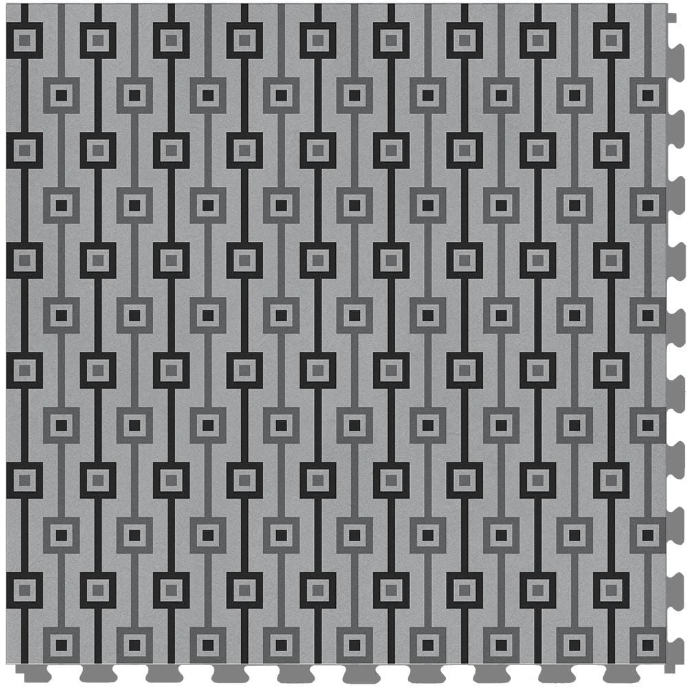 Perfection Floor Tile Geo Collection Blue Lotus/Satin 20-in X 20-in Water Resistant Interlocking Luxury Flooring (16.7-sq Ft) 7 Perfection Floor Tile Geo Collection Blue Lotus/Satin 20-in X 20-in Water Resistant Interlocking Luxury Flooring (16.7-sq Ft) - Image 7