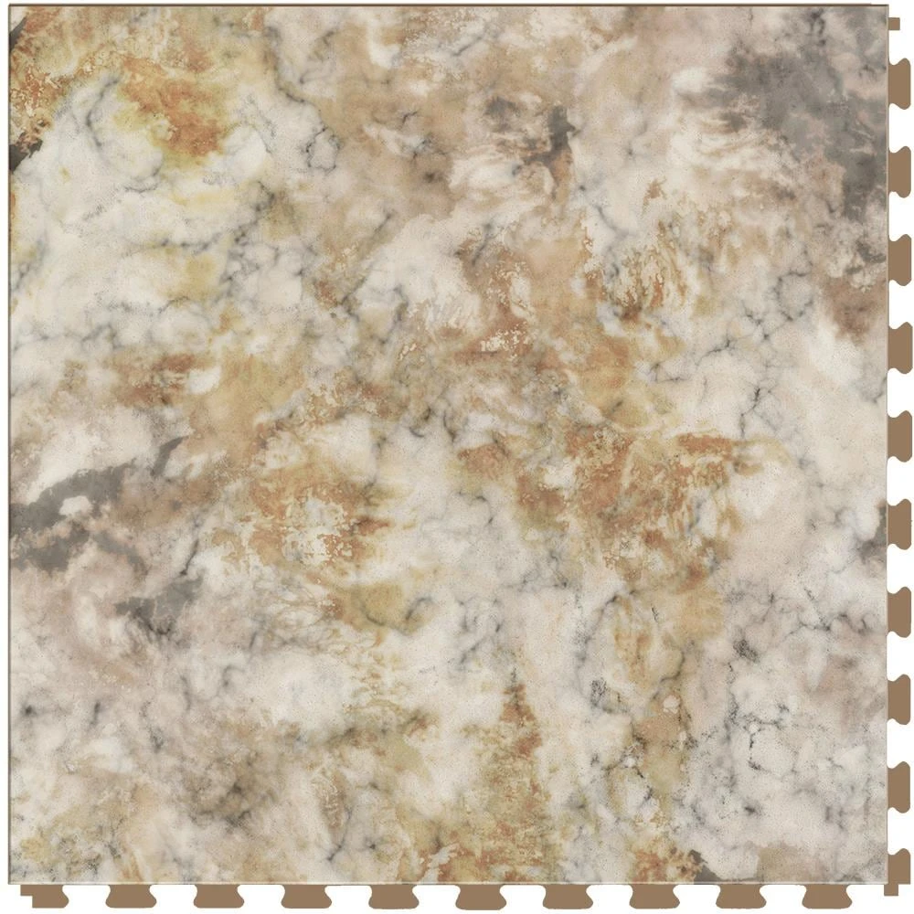 Perfection Floor Tile Gemstone Collection Persian Marble/Satin 20-in X 20-in Water Resistant Interlocking Luxury Flooring (16.7-sq Ft) 1 Perfection Floor Tile Gemstone Collection Persian Marble/Satin 20-in X 20-in Water Resistant Interlocking Luxury Flooring (16.7-sq Ft)