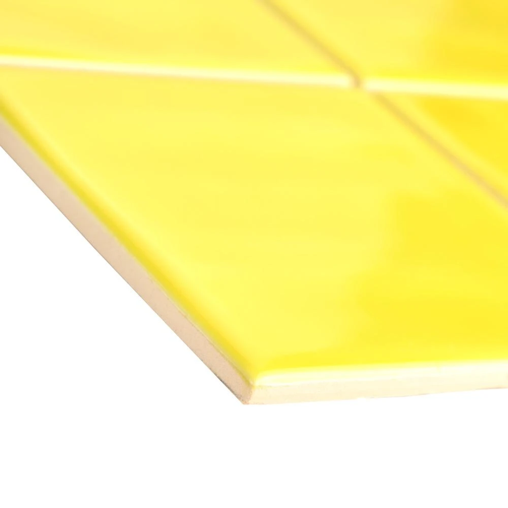 Merola Tile Twist Square Yellow Lemon 11-3/4 In. X 11-3/4 In. Ceramic Mosaic (9.79 Sq. Ft. /Case) 2 Merola Tile Twist Square Yellow Lemon 11-3/4 In. X 11-3/4 In. Ceramic Mosaic (9.79 Sq. Ft. /Case) - Image 2