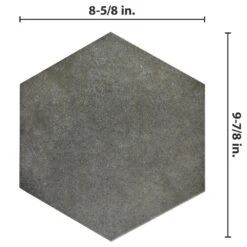 Merola Tile Vintage Hex Marengo 8-5/8 In. X 9-7/8 In. Porcelain Floor And Wall Tile (11.56 Sq. Ft. / Case) 18 Merola Tile Vintage Hex Marengo 8-5/8 In. X 9-7/8 In. Porcelain Floor And Wall Tile (11.56 Sq. Ft. / Case) -Floor Promotion Store 4ac3bb1ac14b86f18f957e69edc14f68 1800x1800