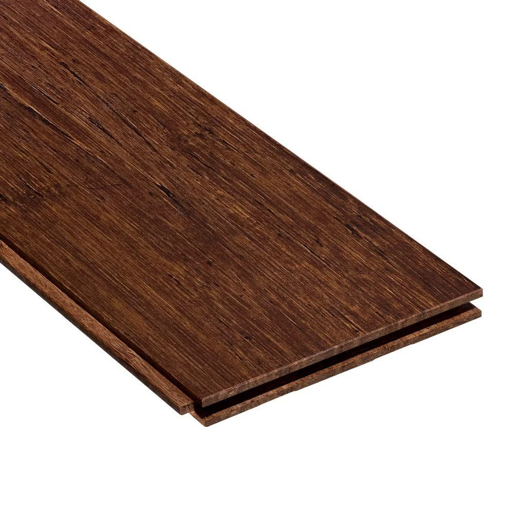 Home Legend Strand Woven Sapelli 9/16 In. Thick X 4-3/4 In. Wide X 36 In. Length Solid T&G Bamboo Flooring (19 Sq. Ft. / Case) 2 Home Legend Strand Woven Sapelli 9/16 In. Thick X 4-3/4 In. Wide X 36 In. Length Solid T&G Bamboo Flooring (19 Sq. Ft. / Case) - Image 2