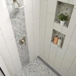 Daltile Stone Decor Shadow 12 In. X 12 In. X 10 Mm Marble Pebble Mosaic Floor And Wall Tile (0.95 Sq. Ft./ Piece) -Floor Promotion Store 4e719360beb2db5d53c361f3b6046810 1800x1800