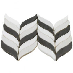 Divine Sprig Gunmetal 11.75 In. X 10.5 In. Marble And Ceramic Mosaic Tile (0.86 Sq. Ft.) -Floor Promotion Store 4ea23a7e d3d8 4b05 847e f1dd9c848e22.bbacbf3a1c09ad5ad94d9c020ef10021 1800x1800