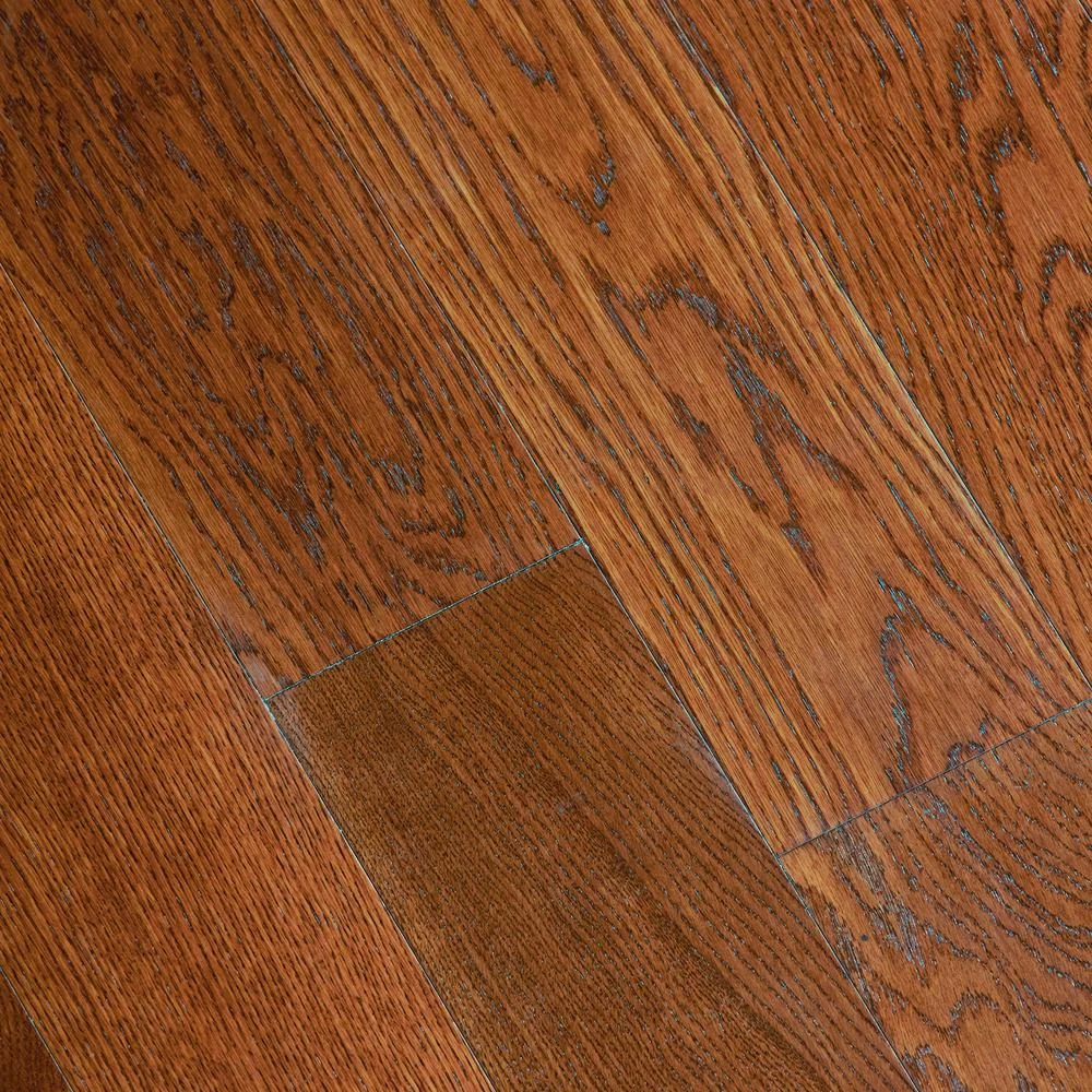 Gunstock Oak 3/8 In. Thick X 5 In. Wide X Varying Length Click Lock Hardwood Flooring (19.686 Sq. Ft. / Case) 1 Gunstock Oak 3/8 In. Thick X 5 In. Wide X Varying Length Click Lock Hardwood Flooring (19.686 Sq. Ft. / Case)