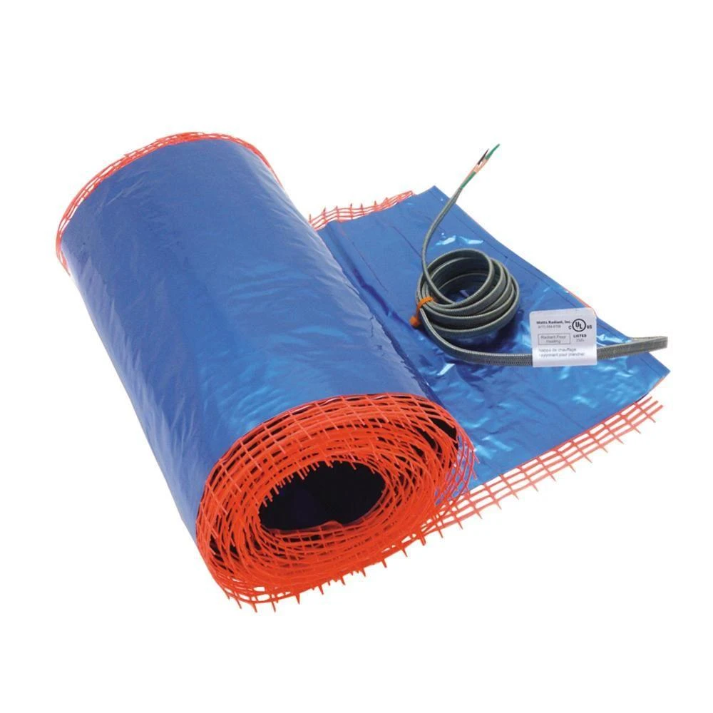 SunTouch Floor Warming 4 Ft. X 16 In. 120-Volt Retrofit Radiant Floor Heating Mat For Under Existing Floors And Subfloors (Covers 5.3 Sq. Ft.) 2 SunTouch Floor Warming 4 Ft. X 16 In. 120-Volt Retrofit Radiant Floor Heating Mat For Under Existing Floors And Subfloors (Covers 5.3 Sq. Ft.) - Image 2