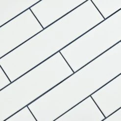 Merola Tile Metro Soho Glossy White 1-3/4 In. X 7-3/4 In. Porcelain Floor And Wall Subway Tile (1 Sq. Ft. / Pack) 18 Merola Tile Metro Soho Glossy White 1-3/4 In. X 7-3/4 In. Porcelain Floor And Wall Subway Tile (1 Sq. Ft. / Pack) -Floor Promotion Store 5202ff3b4165298c12df022419e2bb60 1800x1800