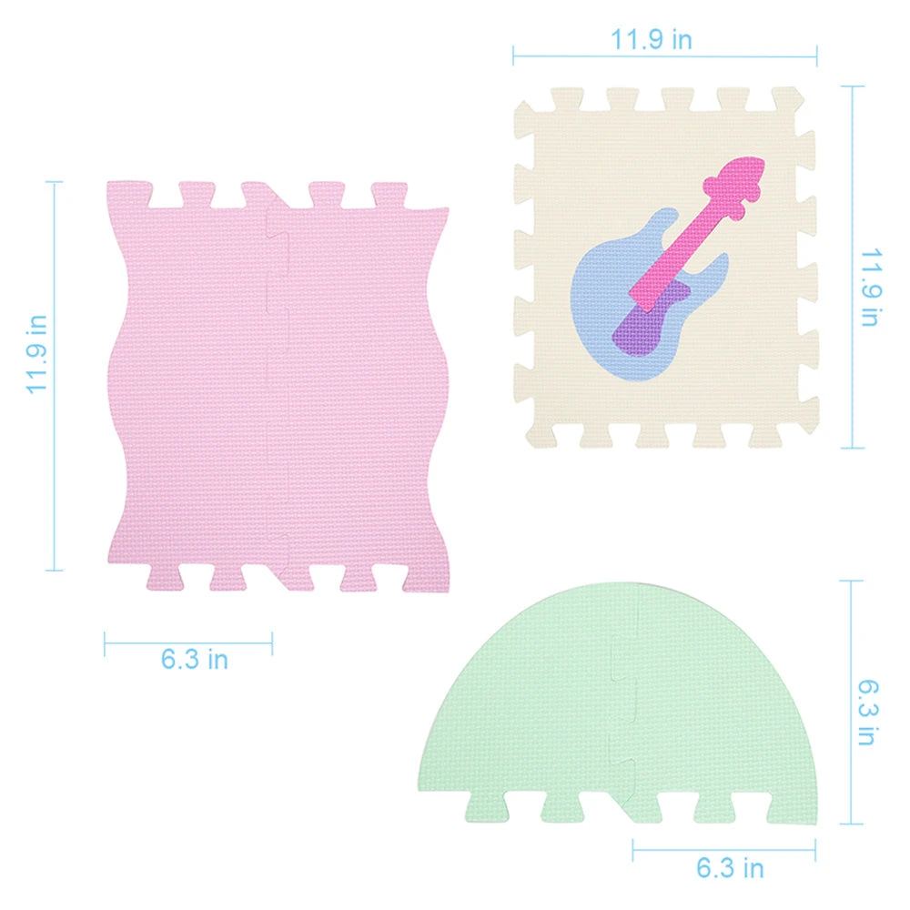Oumilen Baby Play Mat, Kid's Puzzle Exercise Soft Foam Interlocking Floor Tiles 2 Oumilen Baby Play Mat, Kid's Puzzle Exercise Soft Foam Interlocking Floor Tiles - Image 2
