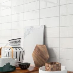 MSI Citylights Pure 3D Mix 12 In. X 4 In. Glossy Ceramic White Textured Subway Tile (9.9 Sq. Ft. / Case) 25 MSI Citylights Pure 3D Mix 12 In. X 4 In. Glossy Ceramic White Textured Subway Tile (9.9 Sq. Ft. / Case) -Floor Promotion Store 528b1c3dcf29979c575a4792c365deec 1800x1800