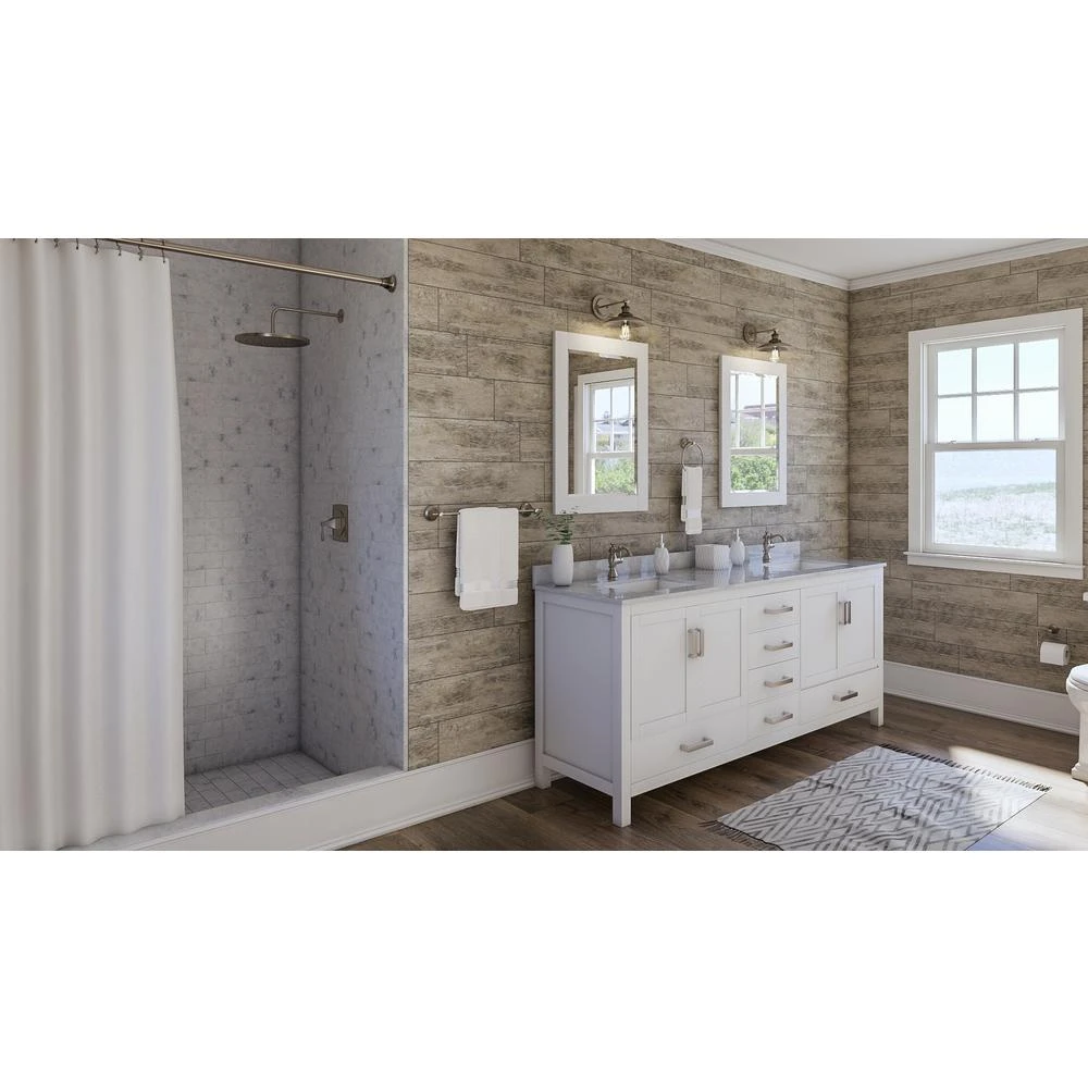 Marazzi Montagna Dapple Gray 6 In. X 24 In. Porcelain Floor And Wall Tile (14.53 Sq. Ft. / Case) 12 Marazzi Montagna Dapple Gray 6 In. X 24 In. Porcelain Floor And Wall Tile (14.53 Sq. Ft. / Case) - Image 12