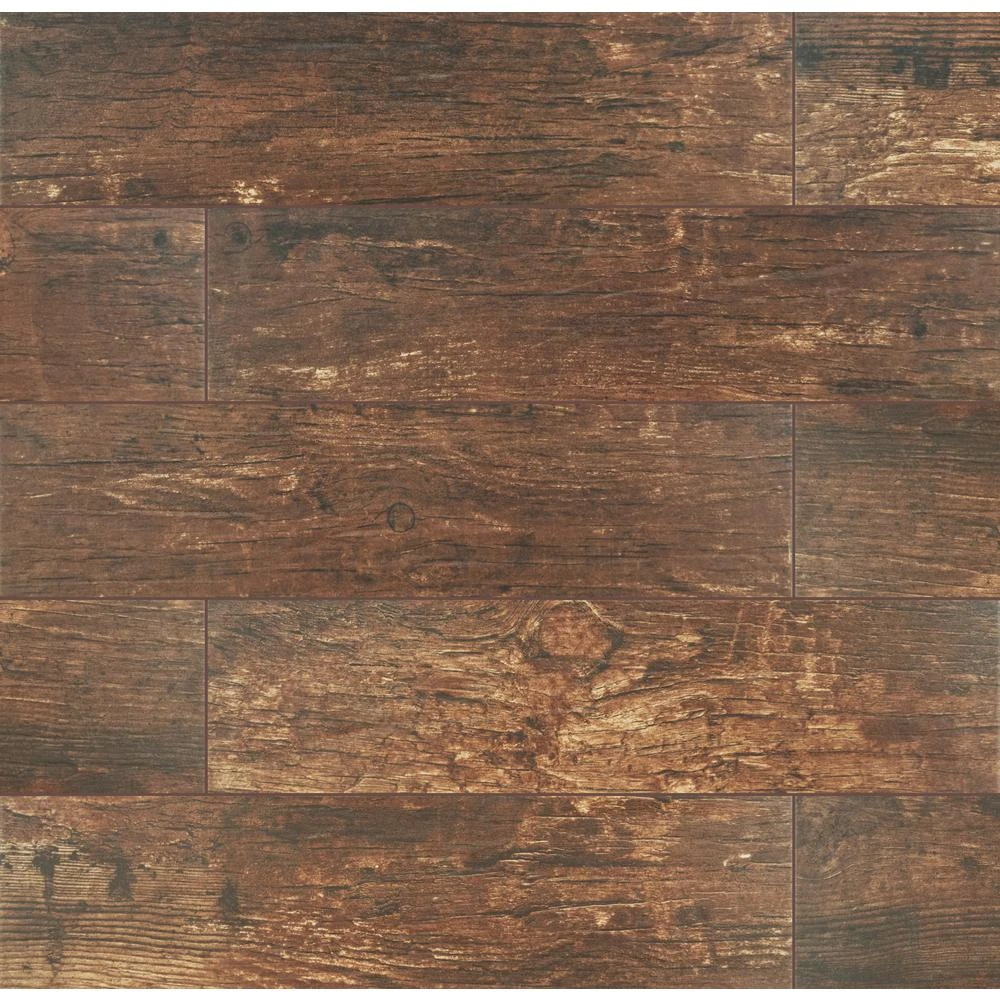 MSI Redwood Natural 6 In. X 24 In. Matte Porcelain Floor And Wall Tile (10 Sq. Ft./case) 10 MSI Redwood Natural 6 In. X 24 In. Matte Porcelain Floor And Wall Tile (10 Sq. Ft./case) - Image 10