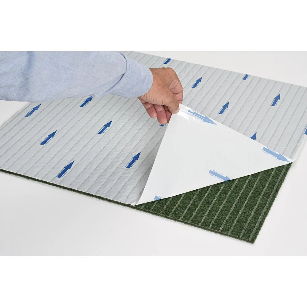 Foss Peel And Stick Grizzly Grass 24 In. X 24 In. Fern Artificial Grass Carpet Tiles (15-Pack) 3 Foss Peel And Stick Grizzly Grass 24 In. X 24 In. Fern Artificial Grass Carpet Tiles (15-Pack) - Image 3