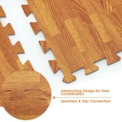 Gymax 12 Pieces EVA Foam Floor Interlocking Tile Mat W/ Natural Wood Grain 15 Gymax 12 Pieces EVA Foam Floor Interlocking Tile Mat W/ Natural Wood Grain -Floor Promotion Store 57243747 c522 4af4 b34d 9ee0ea1f4249.d52e008655c1009e4677de0298ad50b3 1800x1800