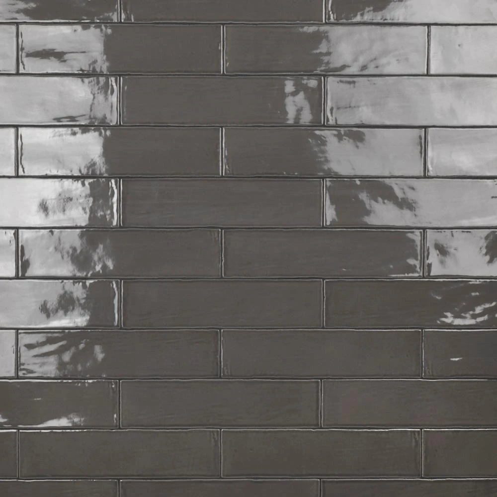 Merola Tile Chester Matte Nero 3 In. X 12 In. Ceramic Wall Subway Tile (5.93 Sq. Ft. / Case) 12 Merola Tile Chester Matte Nero 3 In. X 12 In. Ceramic Wall Subway Tile (5.93 Sq. Ft. / Case) - Image 12