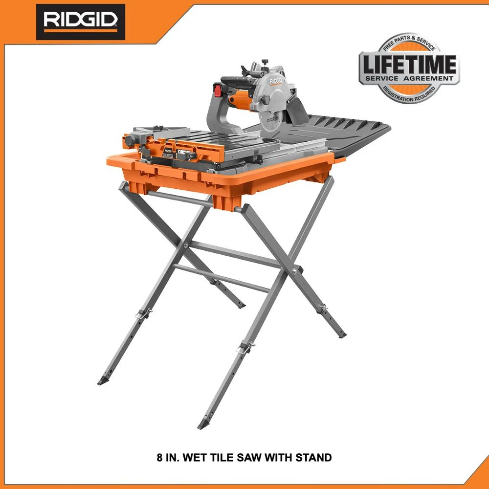 RIDGID 12 Amp Corded 8 In. Tile Saw With Extended Rip 2 RIDGID 12 Amp Corded 8 In. Tile Saw With Extended Rip - Image 2