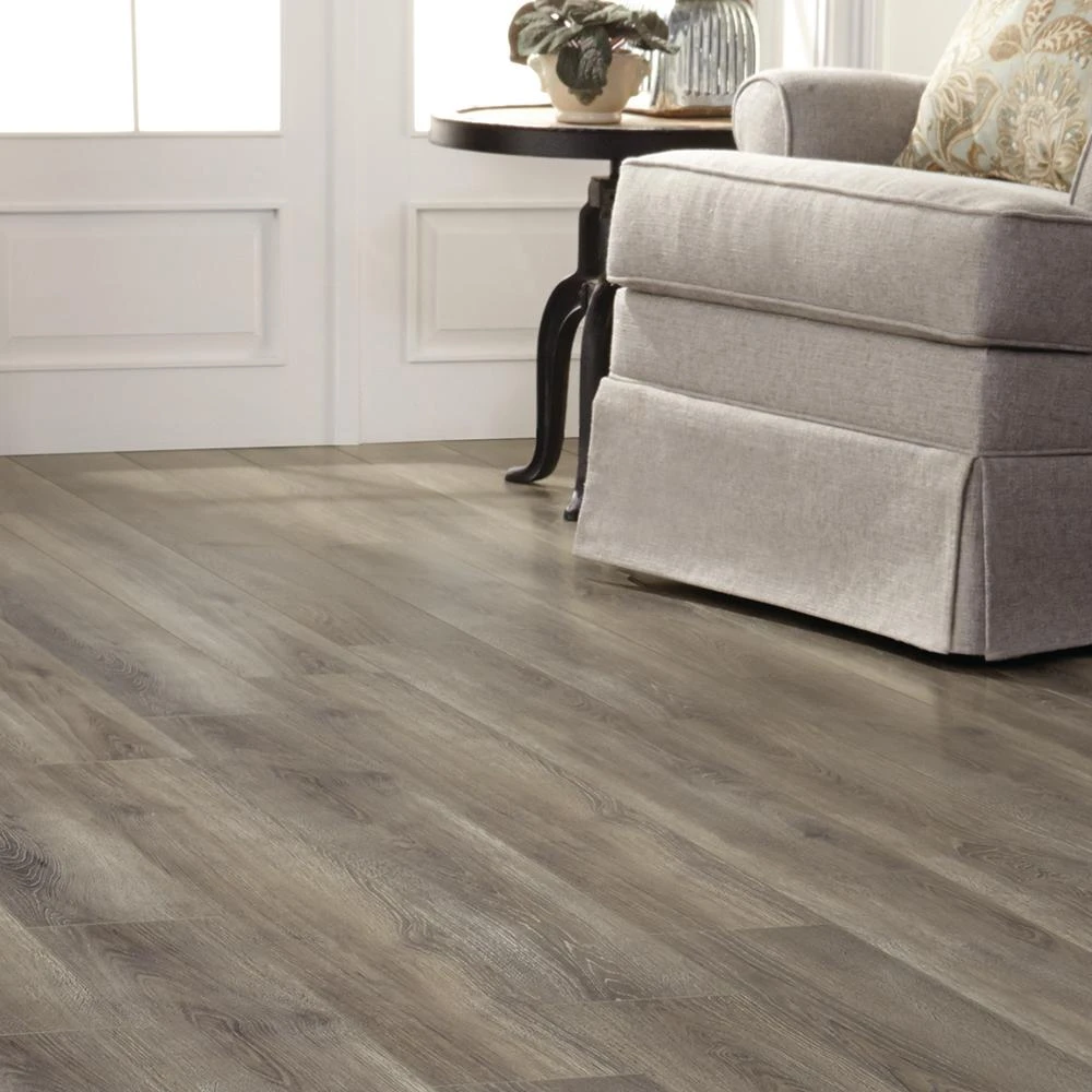 TrafficMaster Alverstone Oak 8 Mm Thick X 6-1/8 In. Wide X 47-5/8 In. Length Laminate Flooring (20.32 Sq. Ft. / Case) 2 TrafficMaster Alverstone Oak 8 Mm Thick X 6-1/8 In. Wide X 47-5/8 In. Length Laminate Flooring (20.32 Sq. Ft. / Case) - Image 2