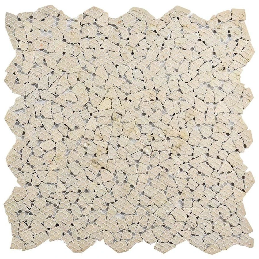 SomerTile 11.25" X 11.25" Dizzy Glossy Black Ceramic Mosaic Floor And Wall Tile (10 Tiles/ 8.98 Sqft.) 3 SomerTile 11.25" X 11.25" Dizzy Glossy Black Ceramic Mosaic Floor And Wall Tile (10 Tiles/ 8.98 Sqft.) - Image 3