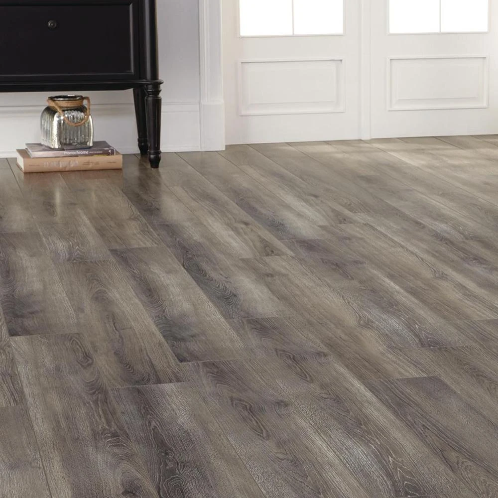 TrafficMaster Alverstone Oak 8 Mm Thick X 6-1/8 In. Wide X 47-5/8 In. Length Laminate Flooring (20.32 Sq. Ft. / Case) 4 TrafficMaster Alverstone Oak 8 Mm Thick X 6-1/8 In. Wide X 47-5/8 In. Length Laminate Flooring (20.32 Sq. Ft. / Case) - Image 4