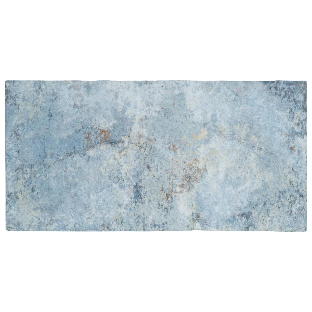 Merola Tile Biarritz Blue 3 In. X 6 In. Ceramic Wall Tile (6.04 Sq. Ft./Case) 8 Merola Tile Biarritz Blue 3 In. X 6 In. Ceramic Wall Tile (6.04 Sq. Ft./Case) - Image 8