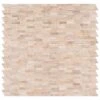 MSI Roman Beige Split Face Peel And Stick 12 In. X 12 In. X 6mm Travertine Mesh-Mounted Mosaic Tile (15 Sq. Ft. / Case)