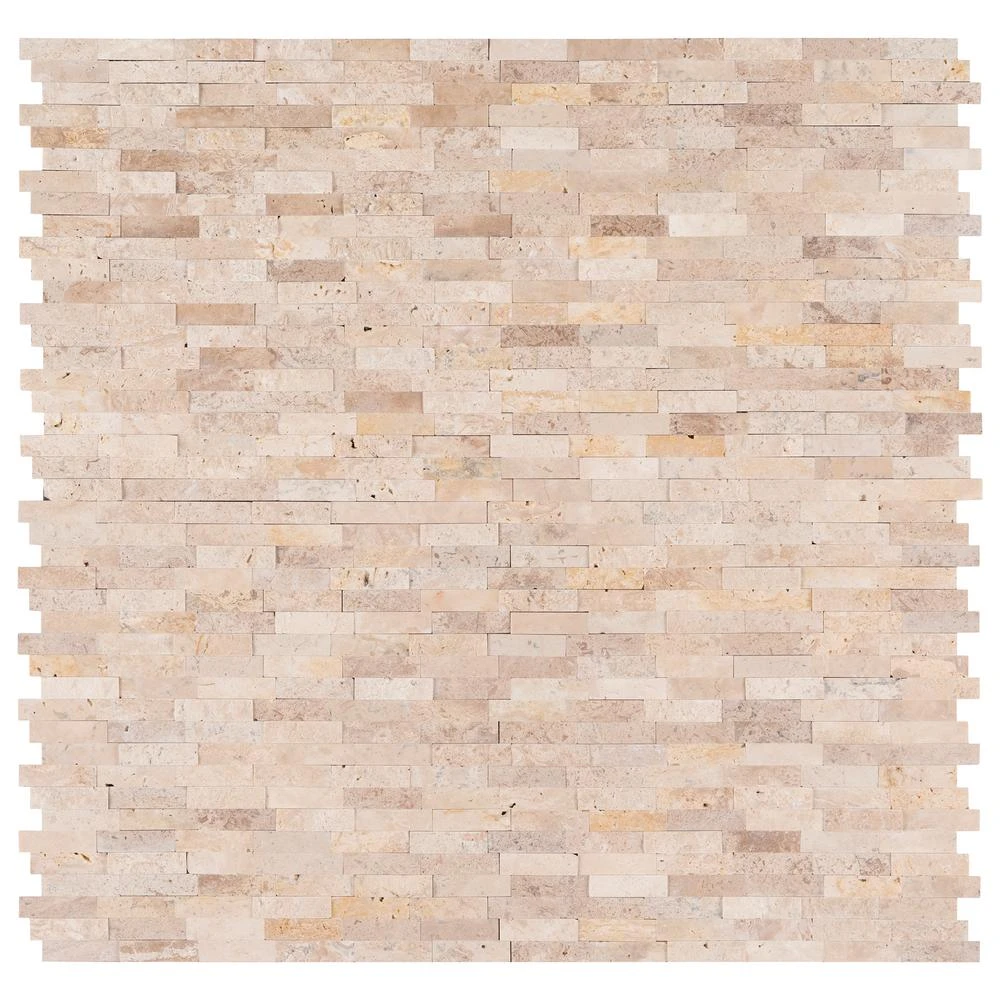 MSI Roman Beige Split Face Peel And Stick 12 In. X 12 In. X 6mm Travertine Mesh-Mounted Mosaic Tile (15 Sq. Ft. / Case) 1 MSI Roman Beige Split Face Peel And Stick 12 In. X 12 In. X 6mm Travertine Mesh-Mounted Mosaic Tile (15 Sq. Ft. / Case)