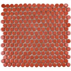 Merola Tile Hudson Penny Round Matte Black 12 In. X 12-5/8 In. X 5 Mm Porcelain Mosaic Tile (10.74 Sq. Ft. / Case) 27 Merola Tile Hudson Penny Round Matte Black 12 In. X 12-5/8 In. X 5 Mm Porcelain Mosaic Tile (10.74 Sq. Ft. / Case) -Floor Promotion Store 5e9d35615429ece9242ecdd1d2c4e03b 1800x1800