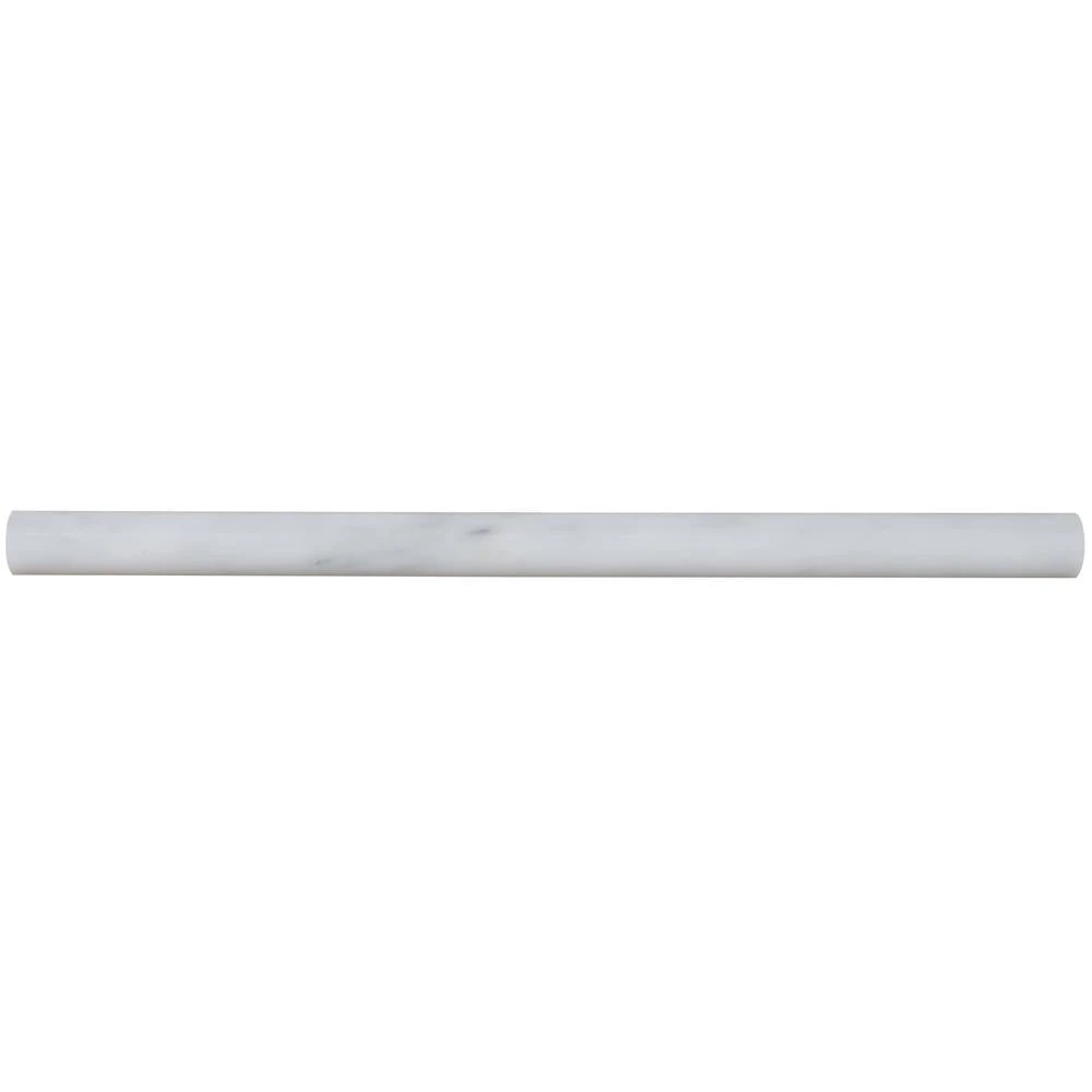 MSI Greecian White Pencil Molding 3/4 In. X 12 In. Polished Marble Wall Tile (1 Lin. Ft.) 3 MSI Greecian White Pencil Molding 3/4 In. X 12 In. Polished Marble Wall Tile (1 Lin. Ft.) - Image 3